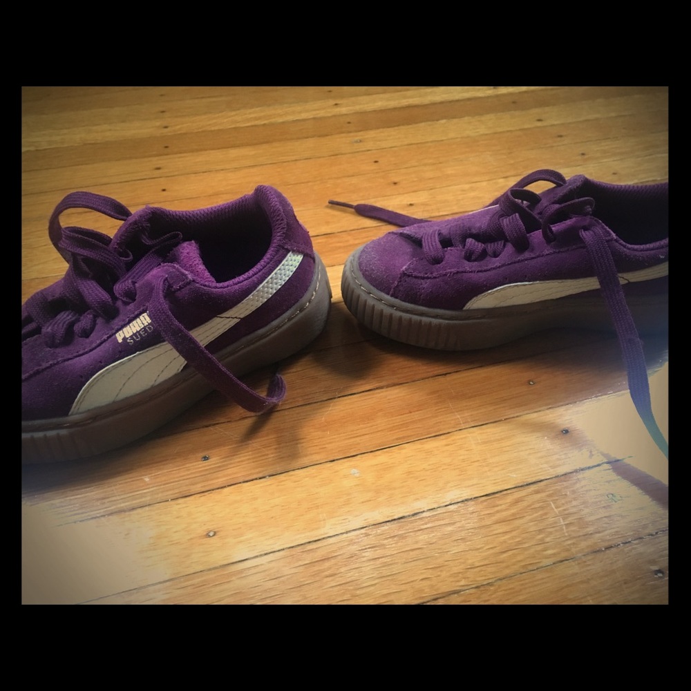 Puma sneakers in suede for your little princess